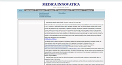 Desktop Screenshot of medicainnovatica.org